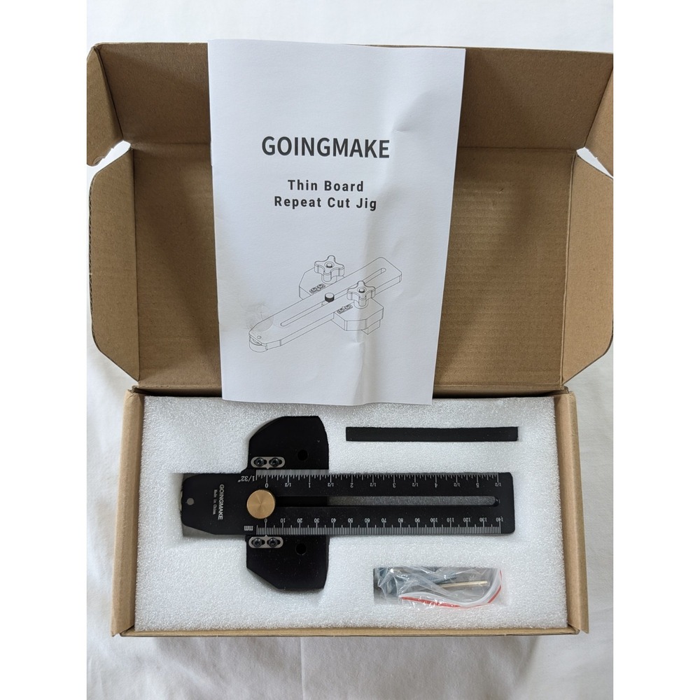 Goingmake Thin Board Repeat Cut Jig Table Saw Router Guide Precision Woodworking
